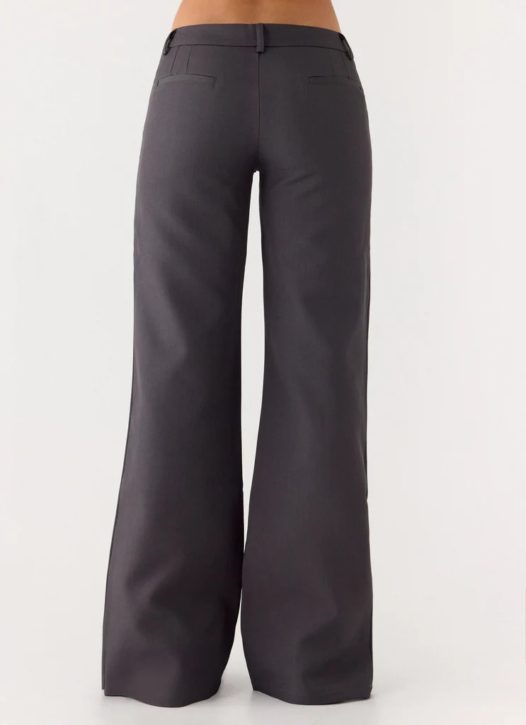 Pantaloni Hot as Ice a vita bassa - Grigio
