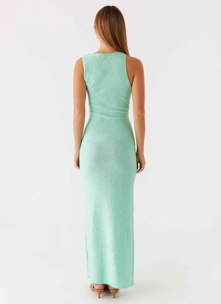 Abito Maxi in Maglia Offshore - Verde Pastello