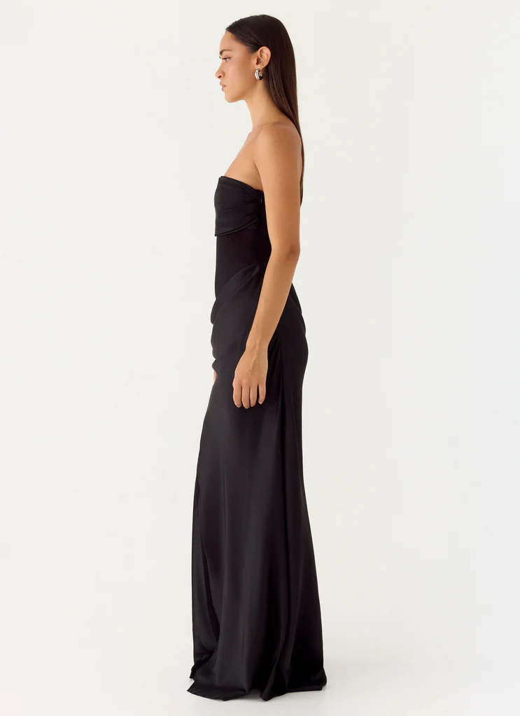 Abito Maxi Champagne Skies - Nero