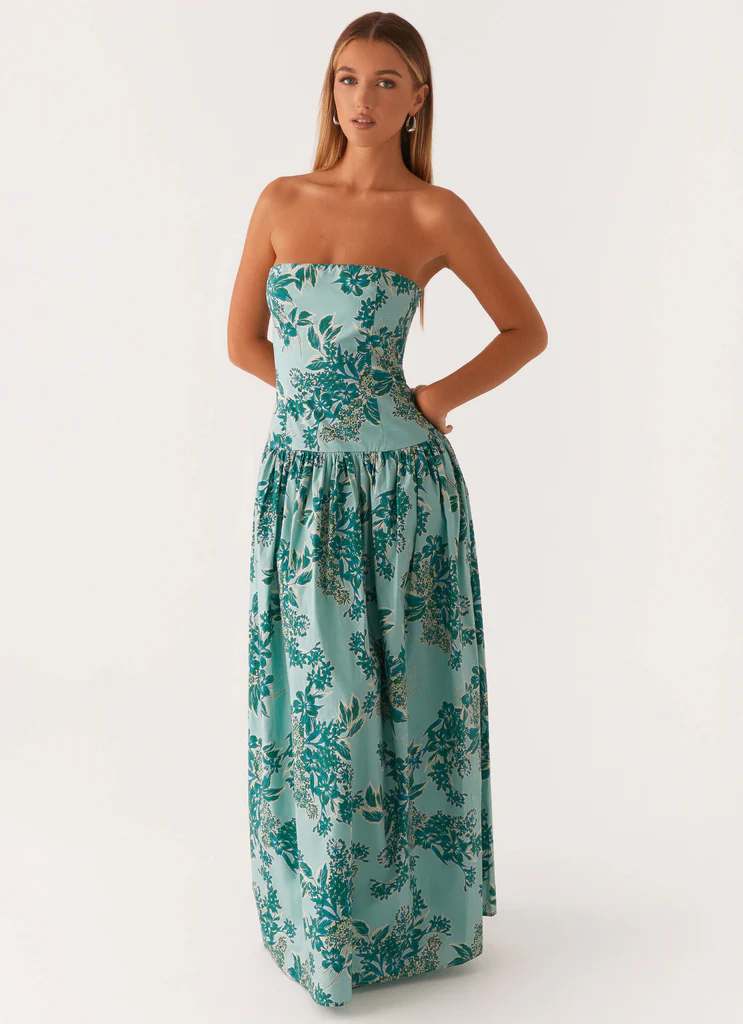 Abito Maxi Andorra - Fiori Cloud Nine