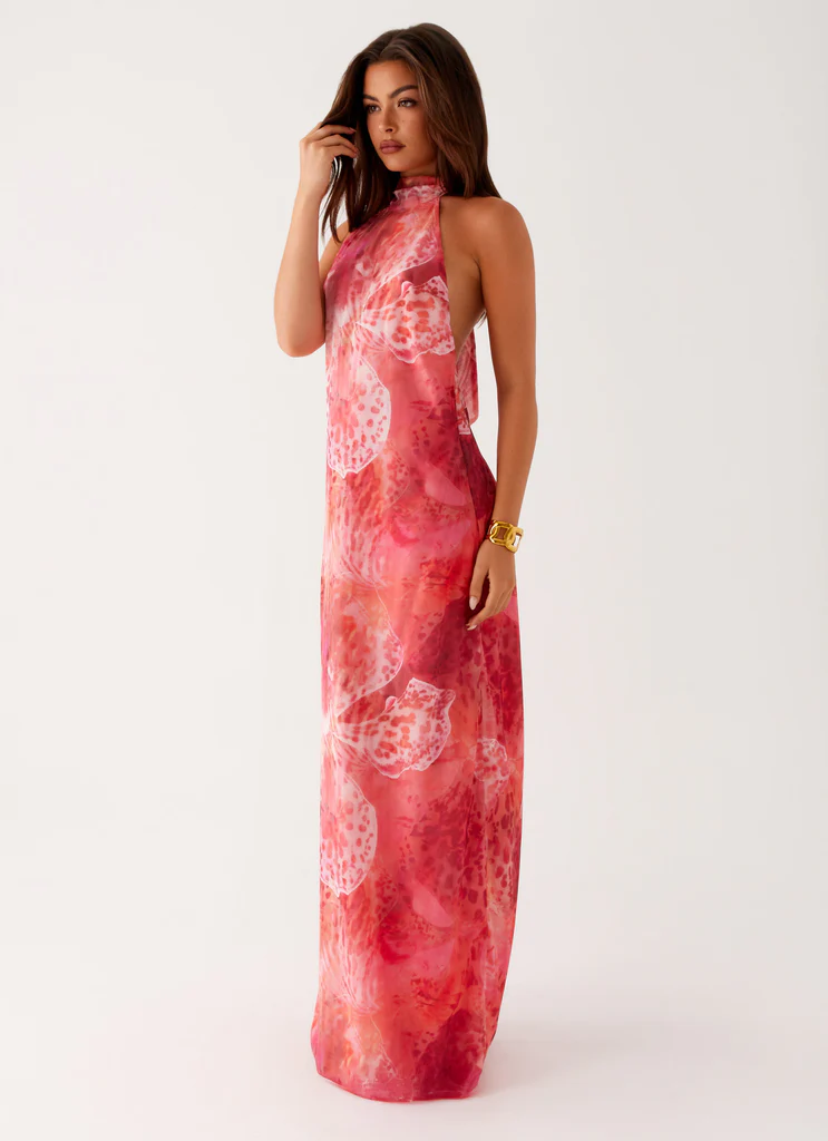 Abito Maxi California - Flamingo Fling