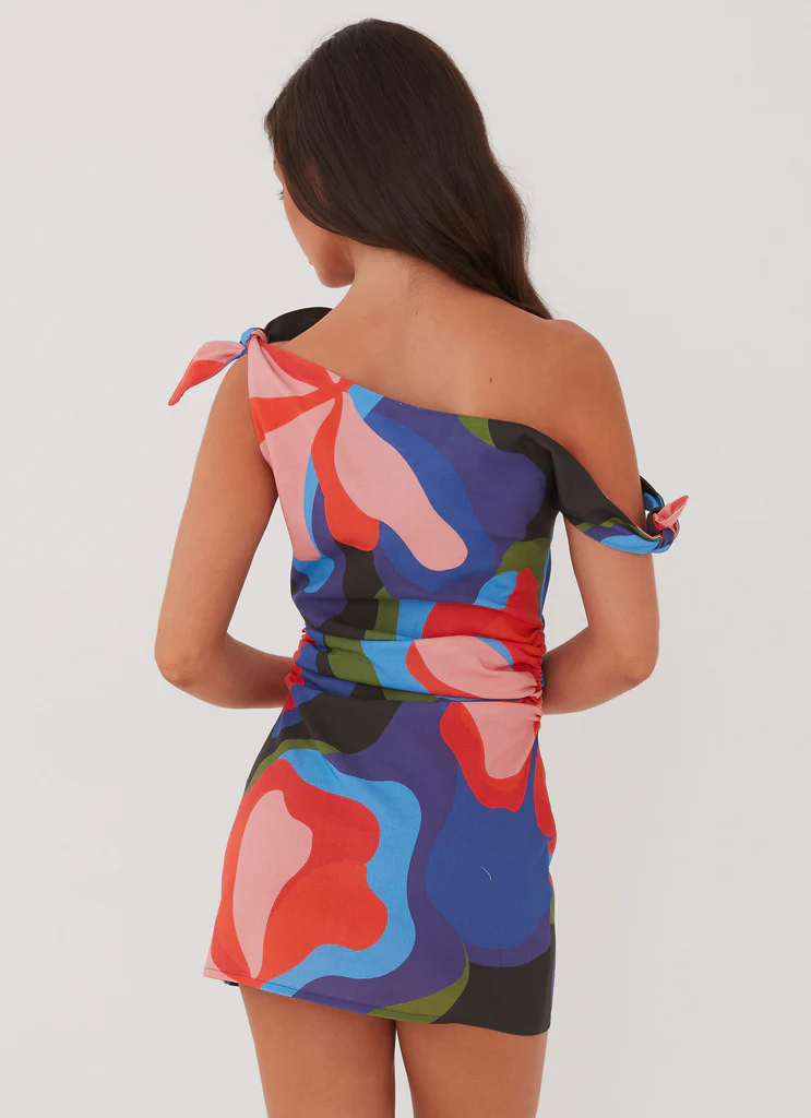 Vestito Mini in Lino Amazonia - Fantasia Floreale