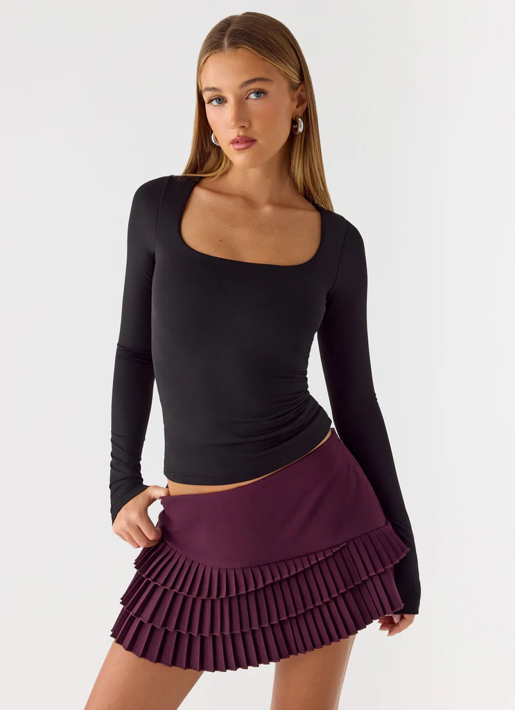 Mini Skort Skyler - Prugna