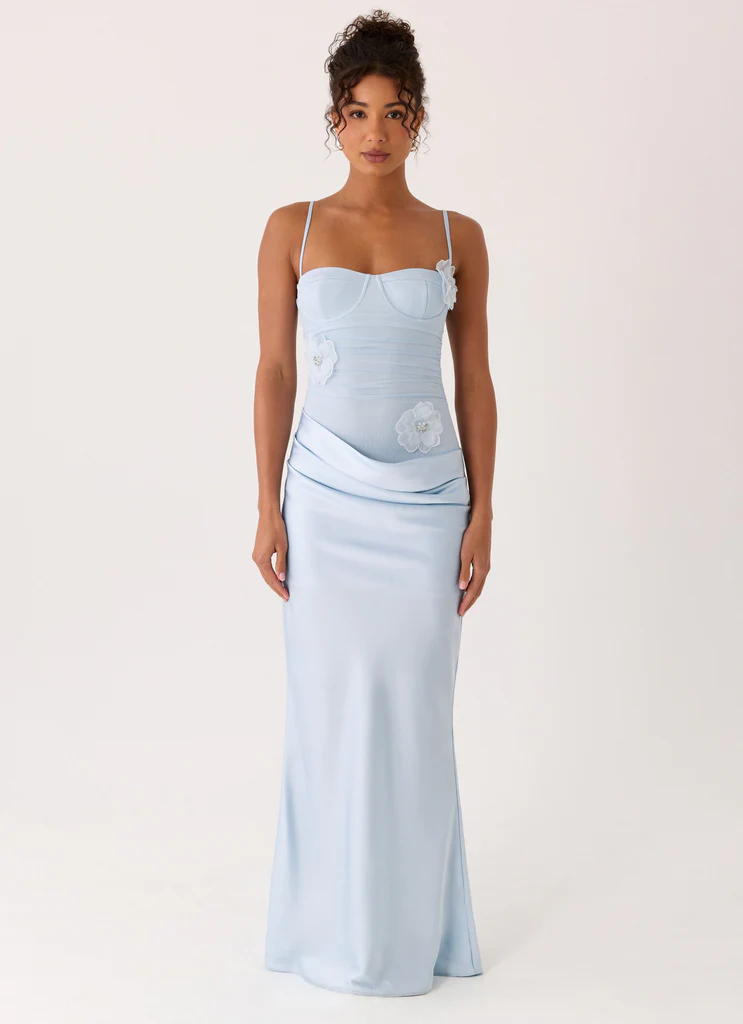 Vestito Maxi Peasella - Blu