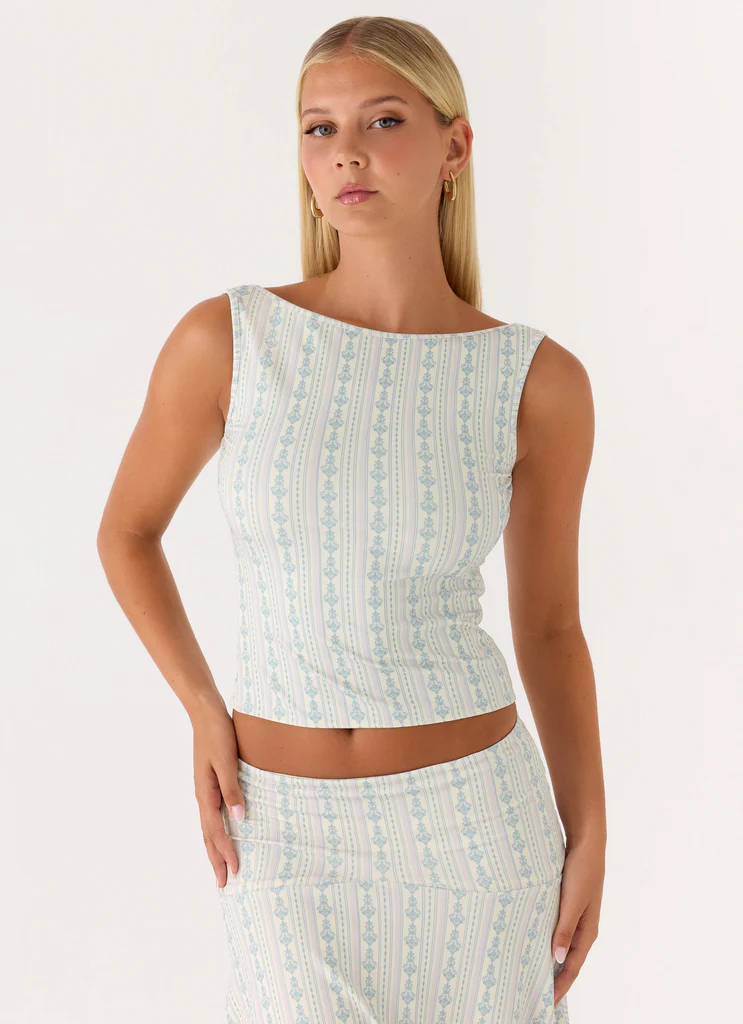 Top Tank Suns Out - A Strisce Vintage