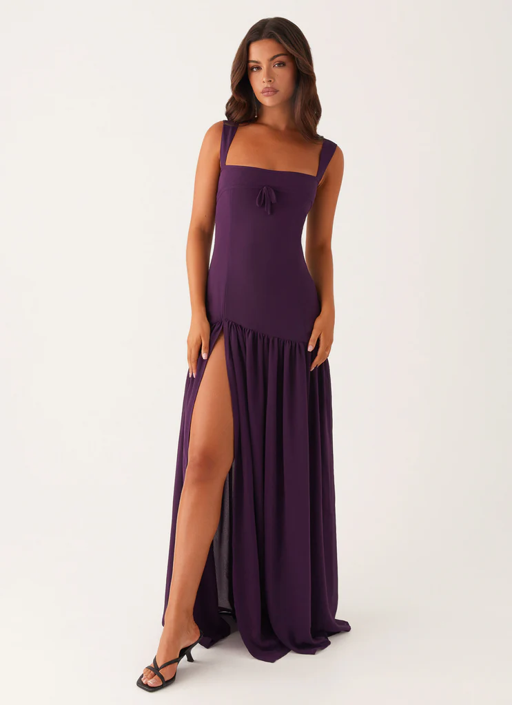 Abito Maxi Alberta - Marrone
