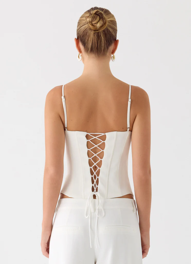 Top Corset Ania - Avorio