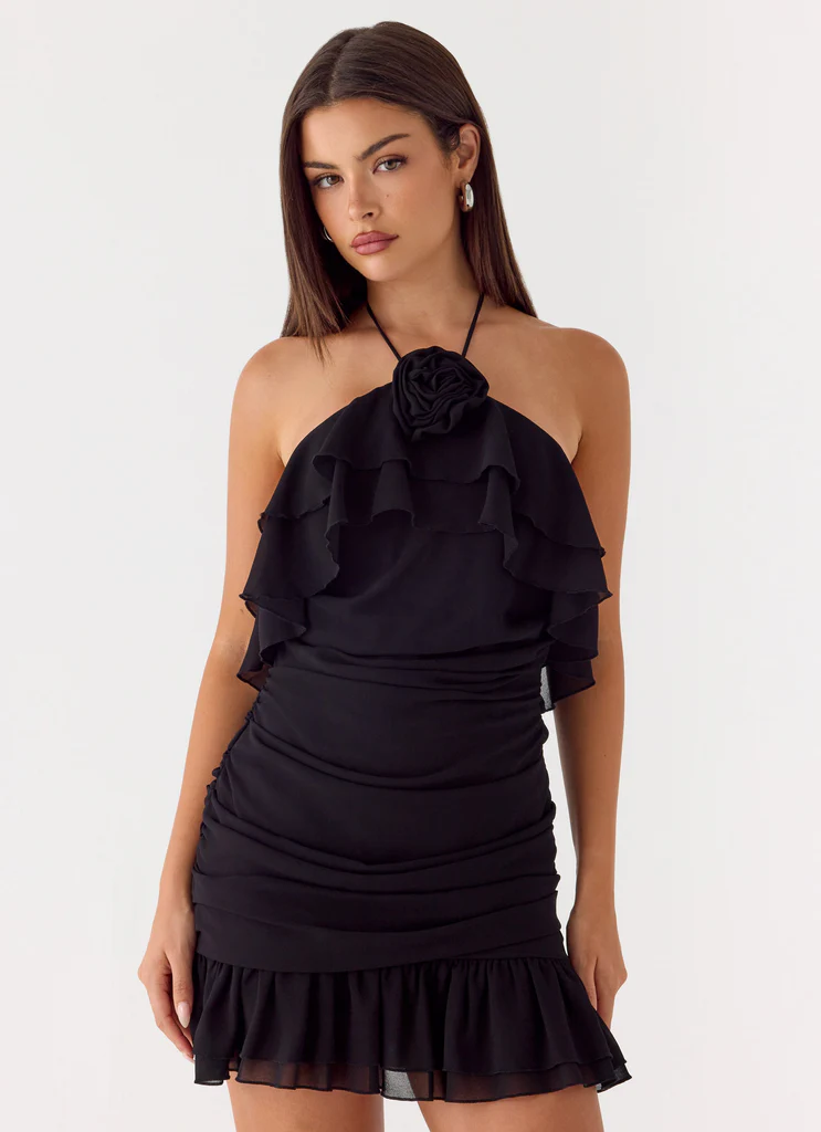 Haille Mini Dress - Nero