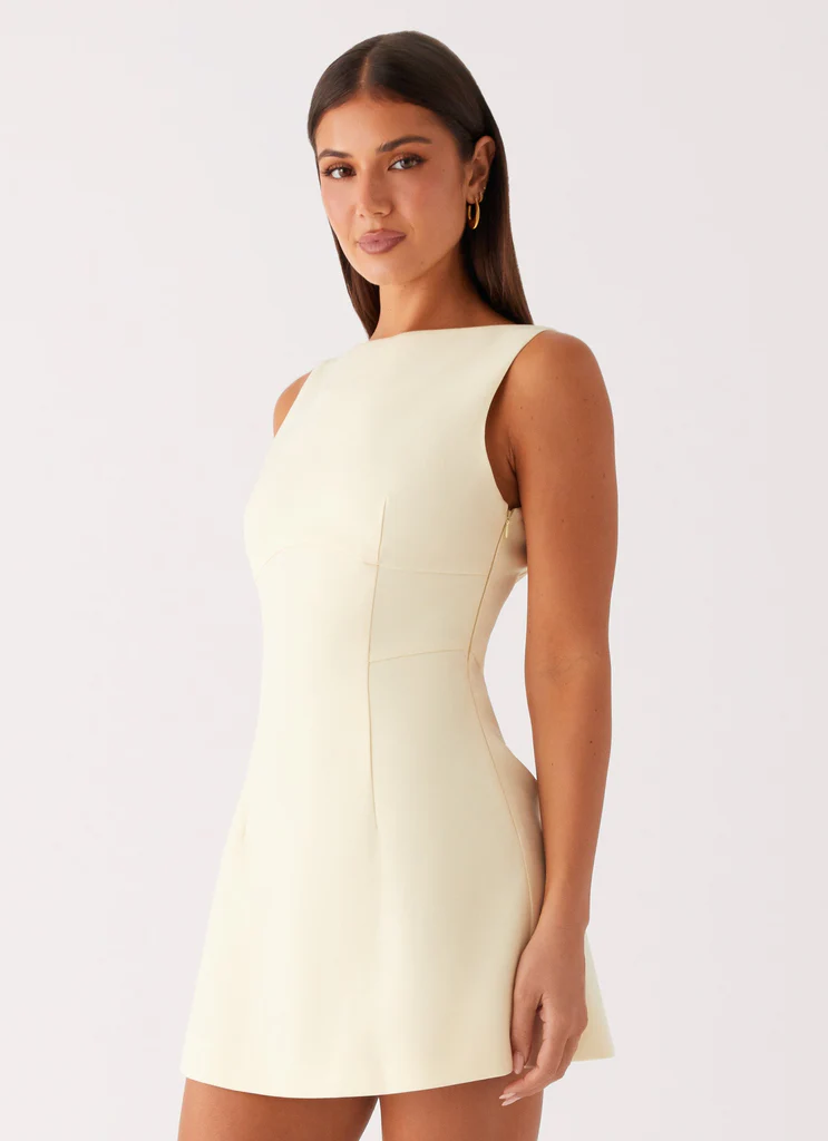 Lulita Mini Vestito - Giallo Buttercream