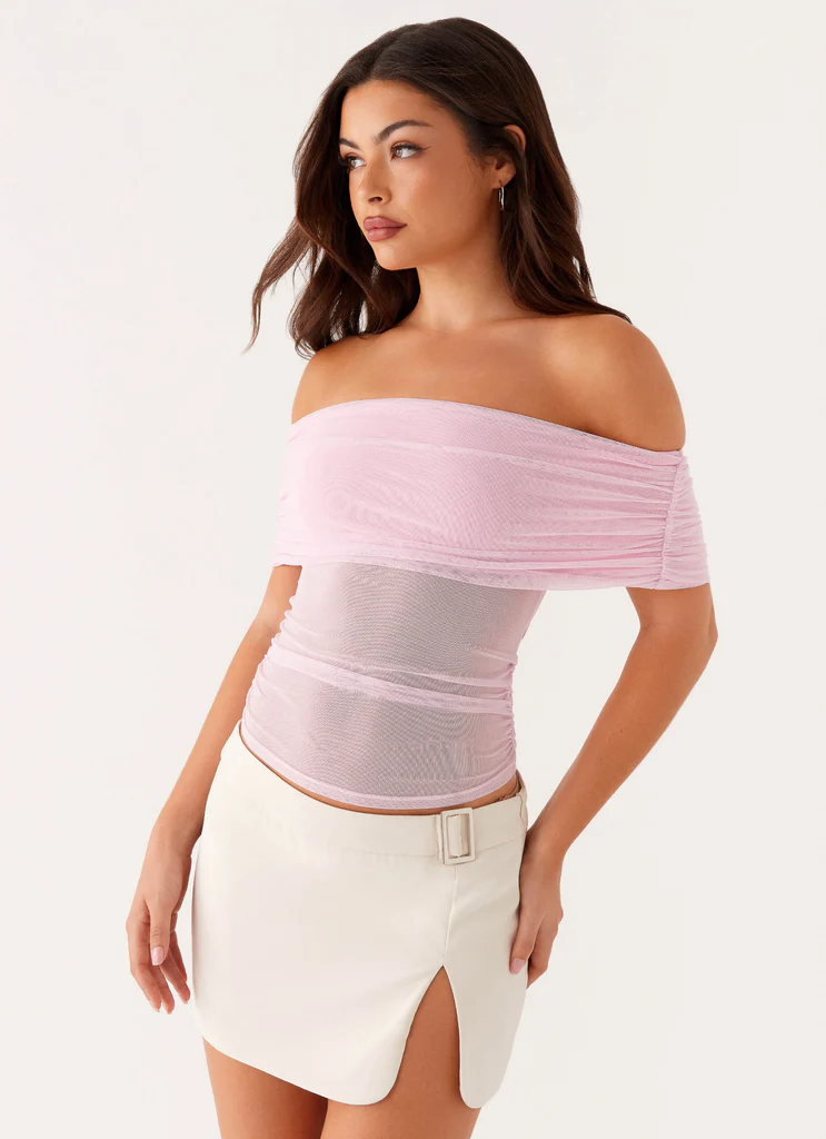 Top Nelly Spallato - Rosa