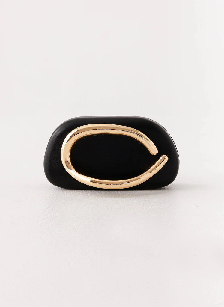 Avenna Clutch Bag - Nero