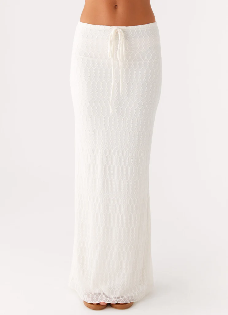 Blakely Maxi Skirt - Avorio