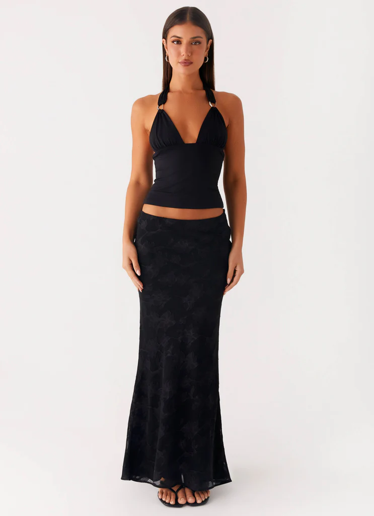 Vestito Lungo Starlit - Nero
