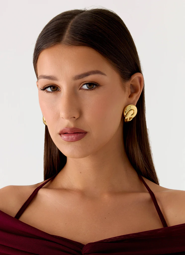 Orecchini Rosso Rush – Oro Orecchini Rosso Rush - Oro