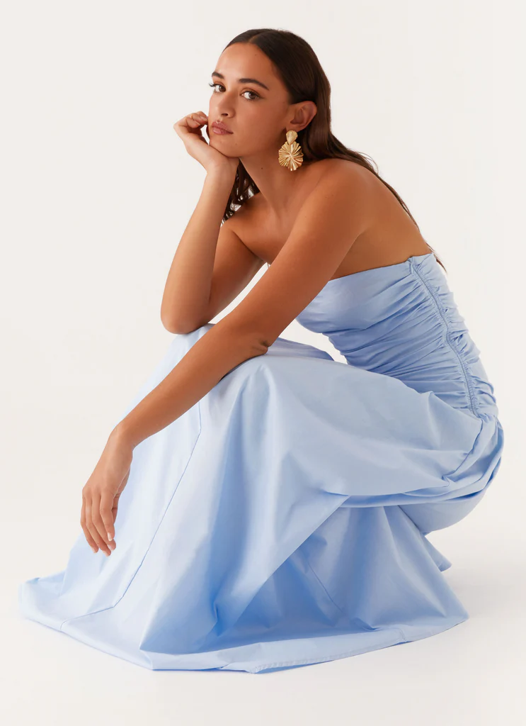 Vestito Maxi Carmel - Blu