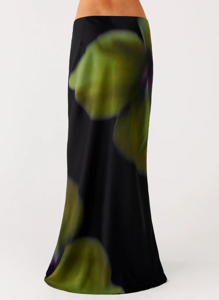 Rosetta Maxi Skirt - Fiore Lime