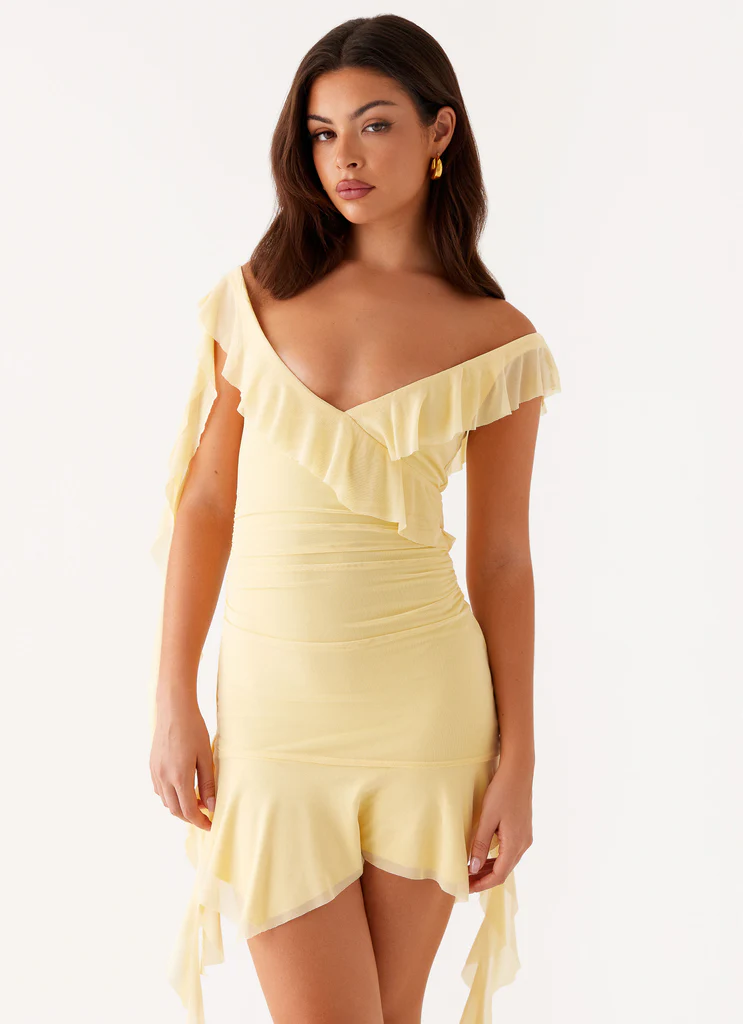 Shona Mini Dress - Giallo