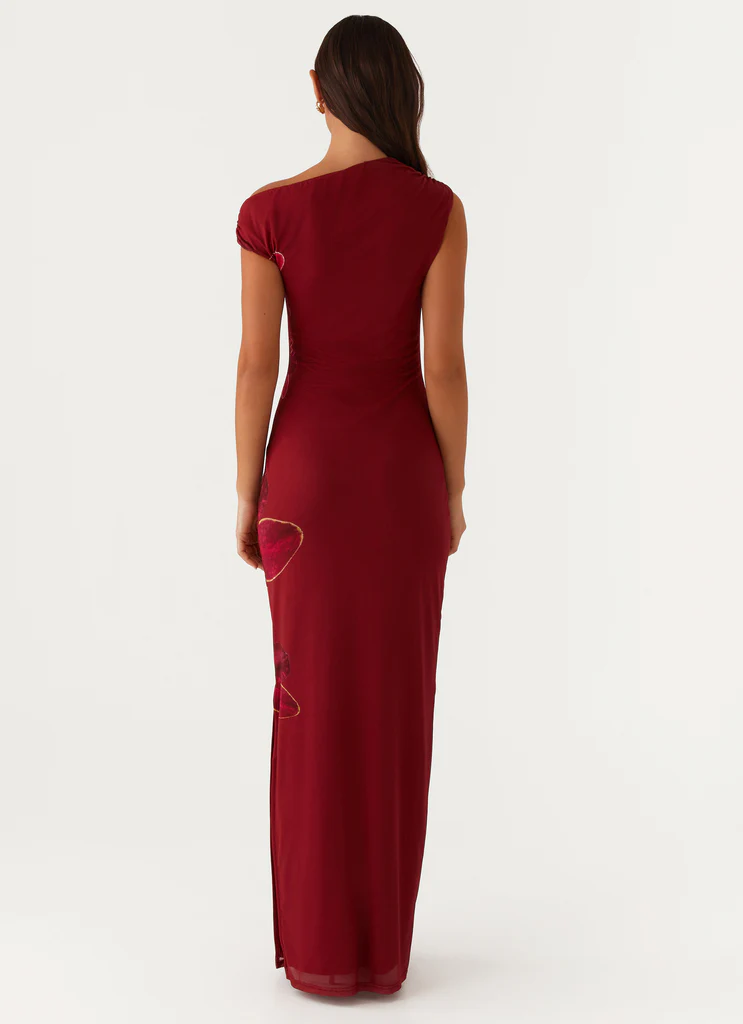 Abito Maxi Showtime - Marrone