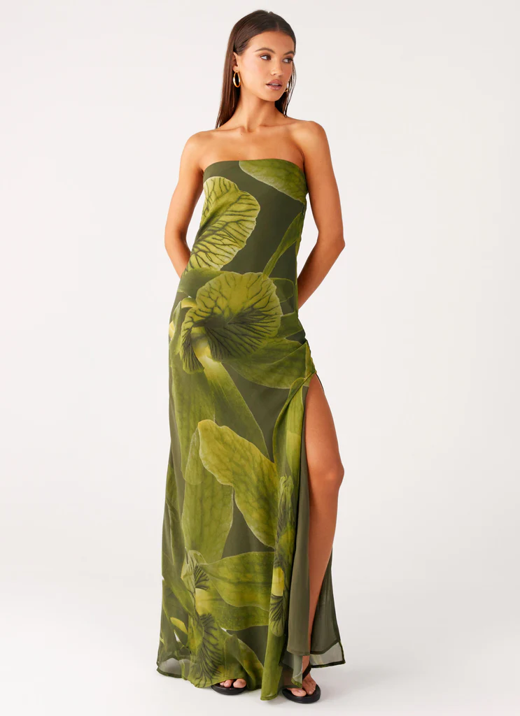 Vestito Maxi Nettle - Fiori Tropicale