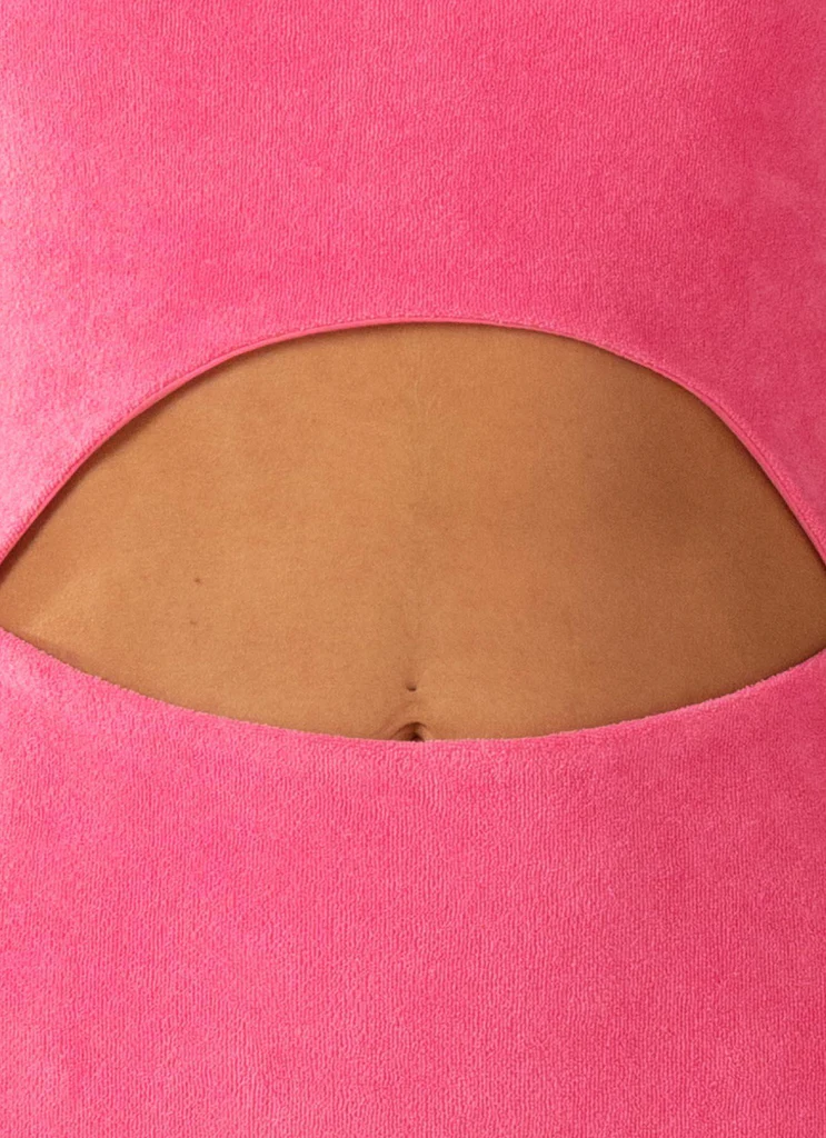 Tuta in Terry Poolside Fever – Perry Pink Tuta in Terry Poolside Fever - Perry Pink