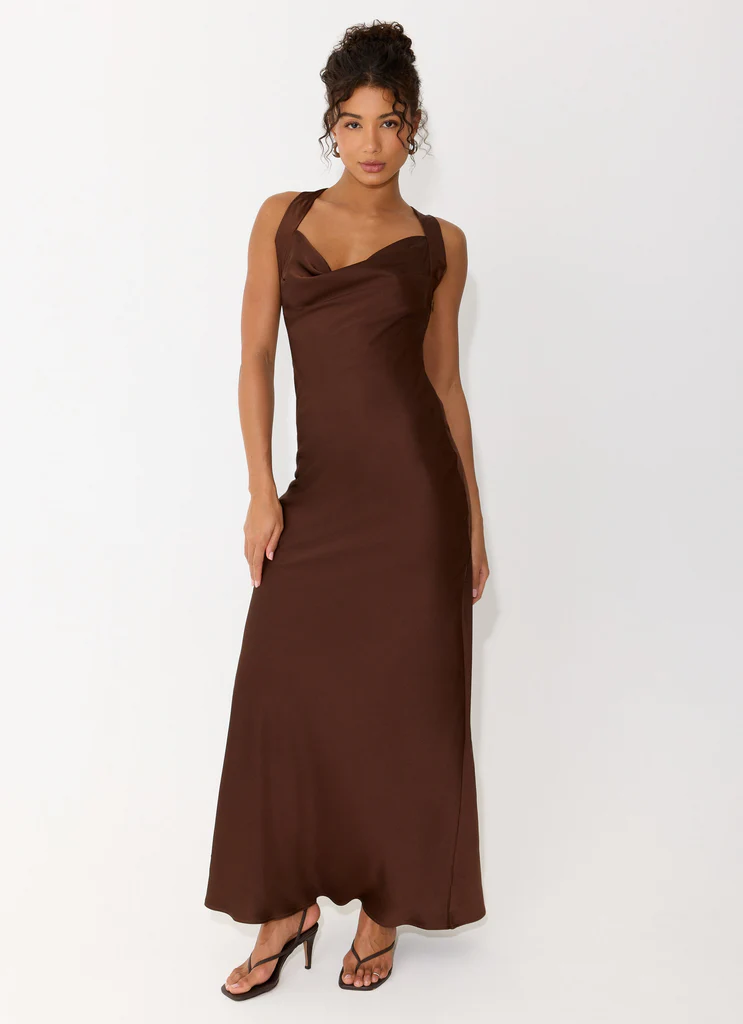 Zandie Maxi Dress - Cioccolato Torte