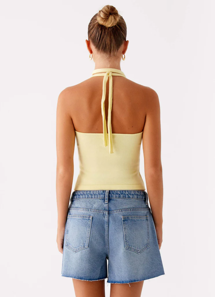 Top Sciarpa in Maglia Madden - Giallo