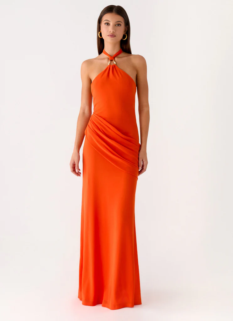 Abito Maxi Henrietta - Arancione