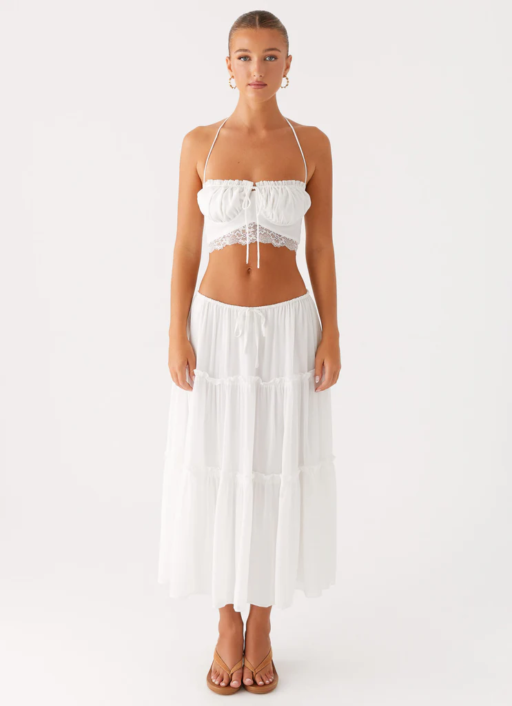Evi Midi Skirt - Avorio