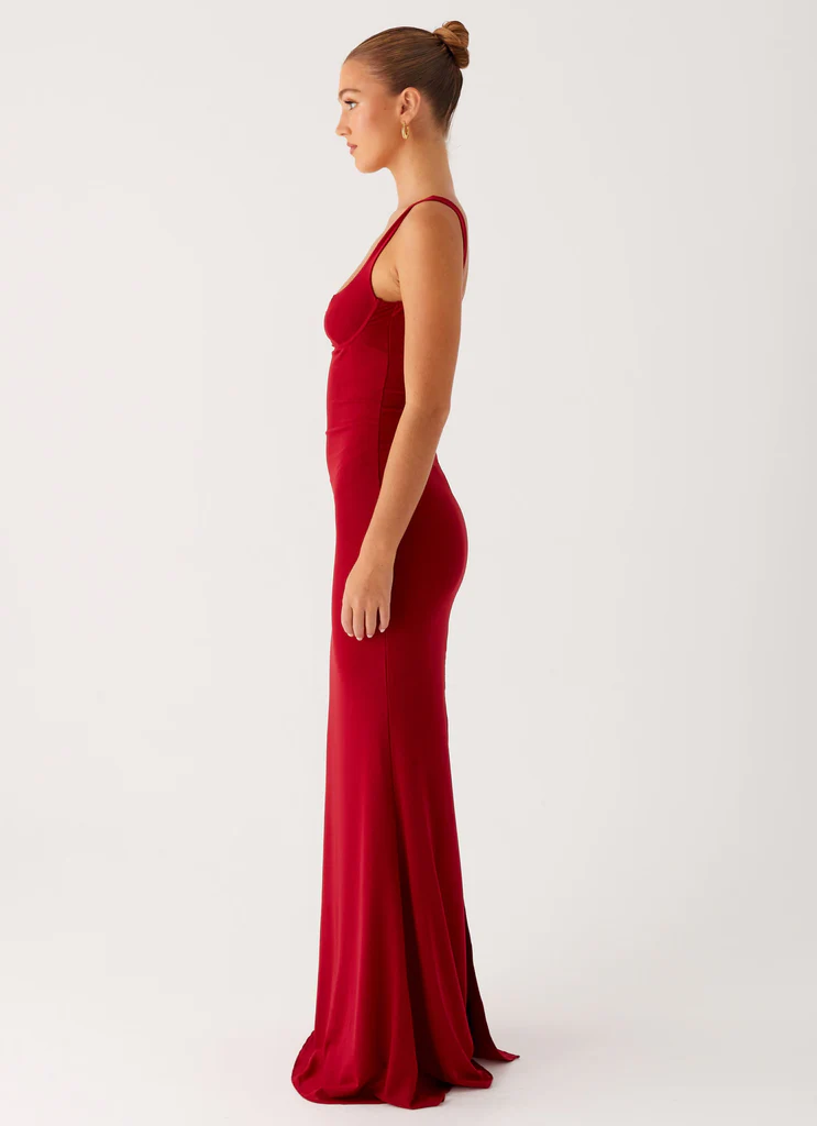 Safiya Maxi Dress - Marrone