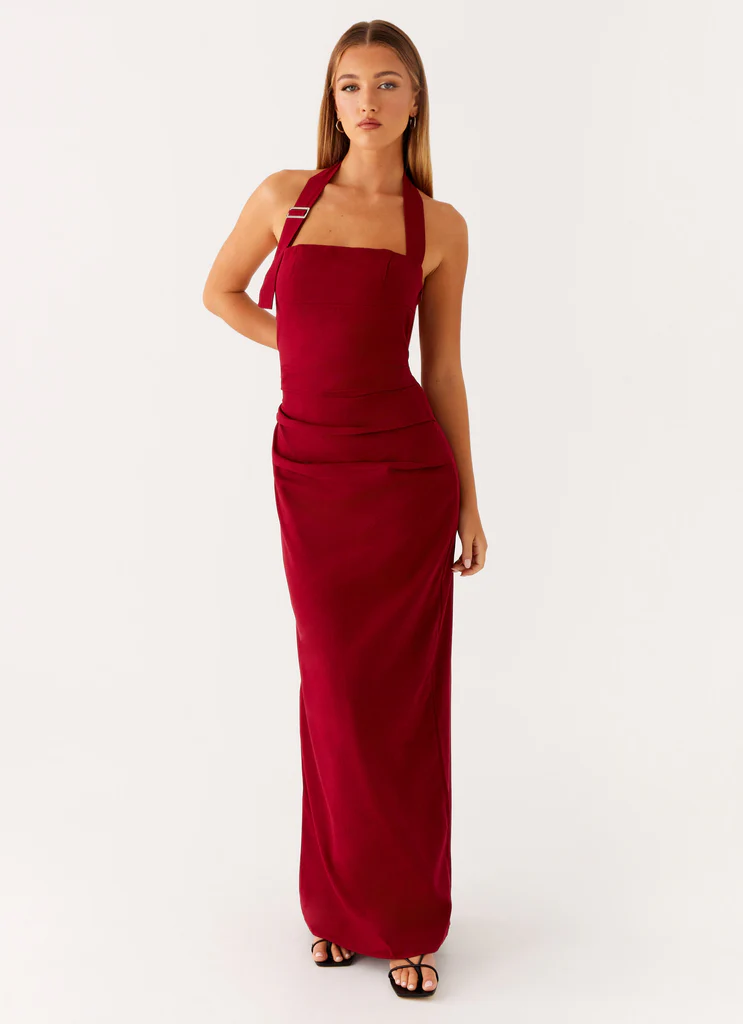 Abito Maxi Rumour Has it - Rosso