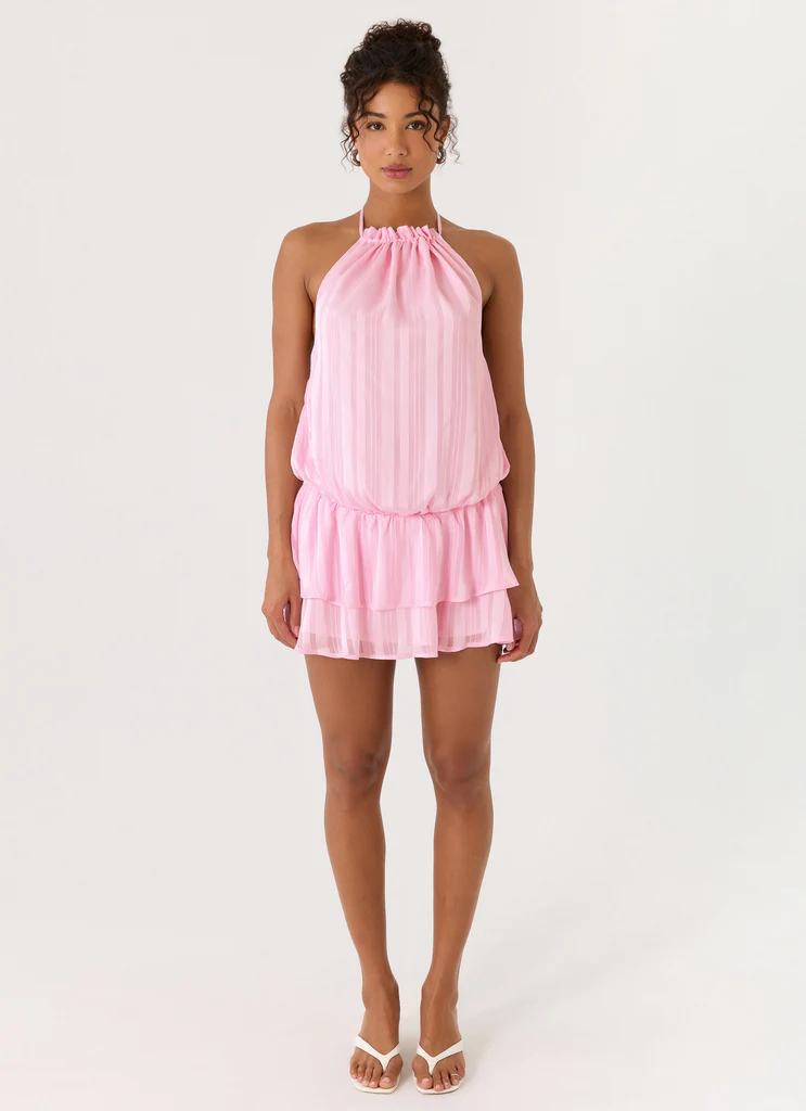 Vestito Mini a Spalline Parade - Rosa