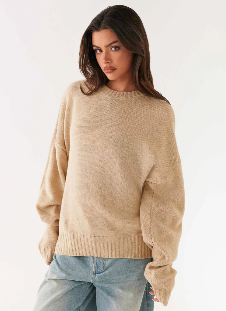 Emma Maglione Oversized - Beige