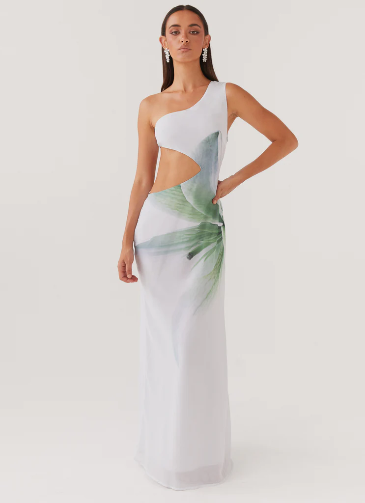 Vestito Maxi Palomino Palms - Dahlia Ash
