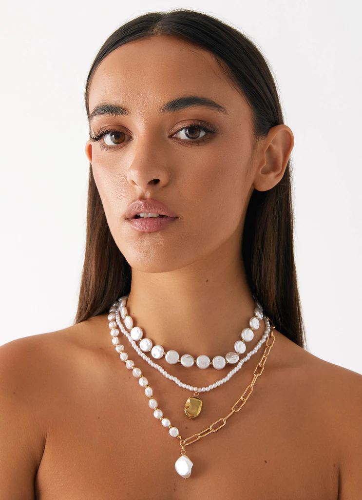 Collana Minnie - Perla