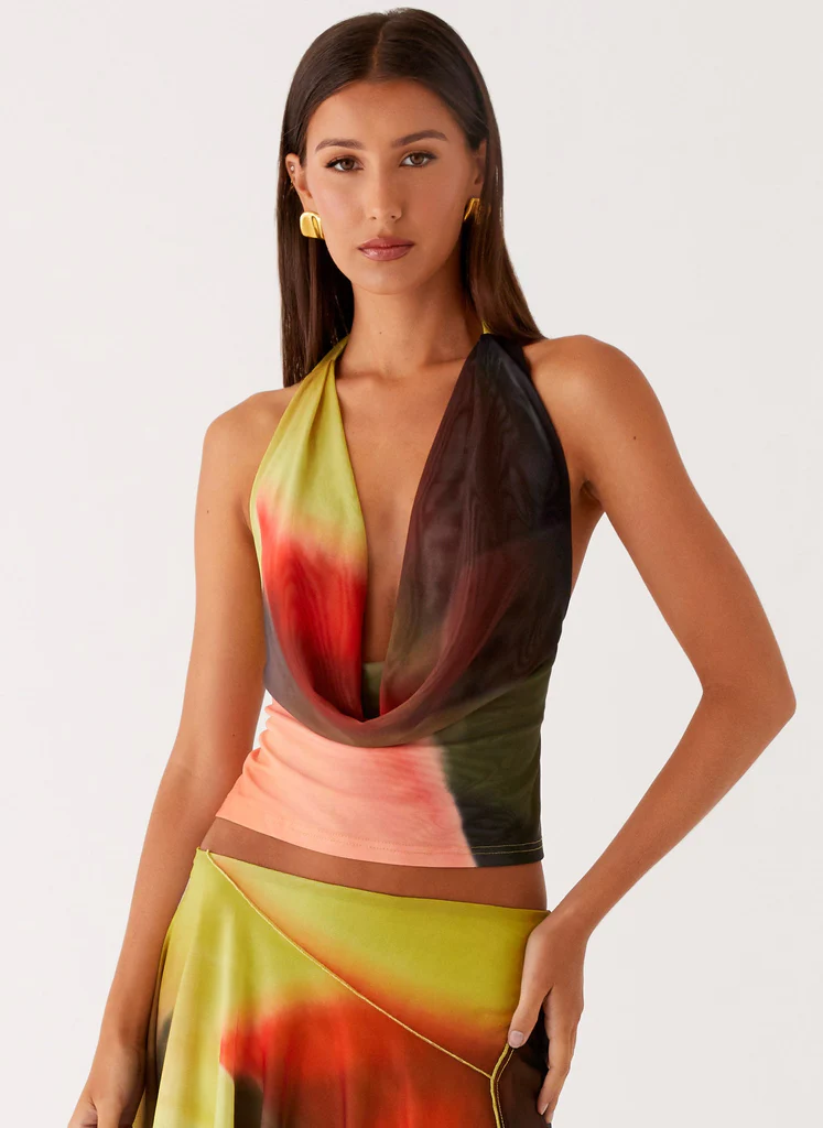 Top Cowl Lustra - Fiorellato Intenso