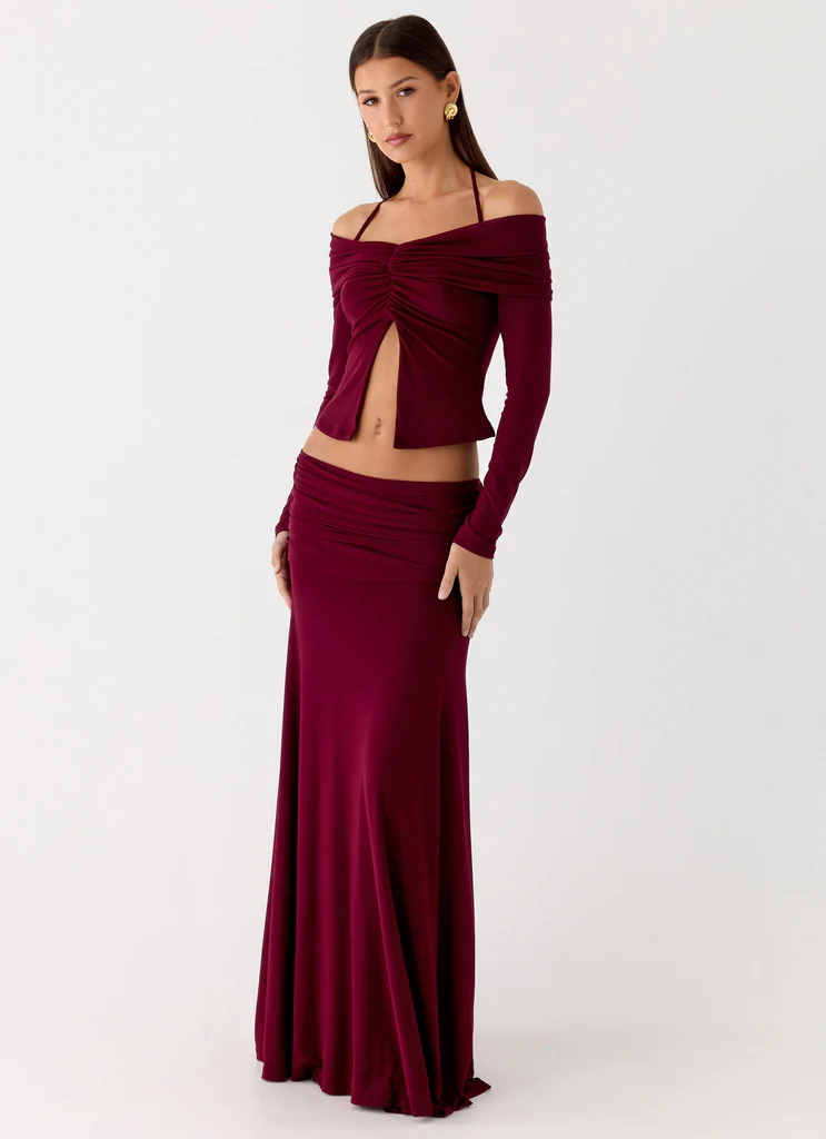 Trenca Maxi Thorness - Prugna