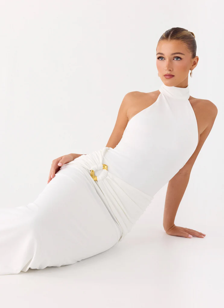 Forever Radiant Maxi Dress - Bianco