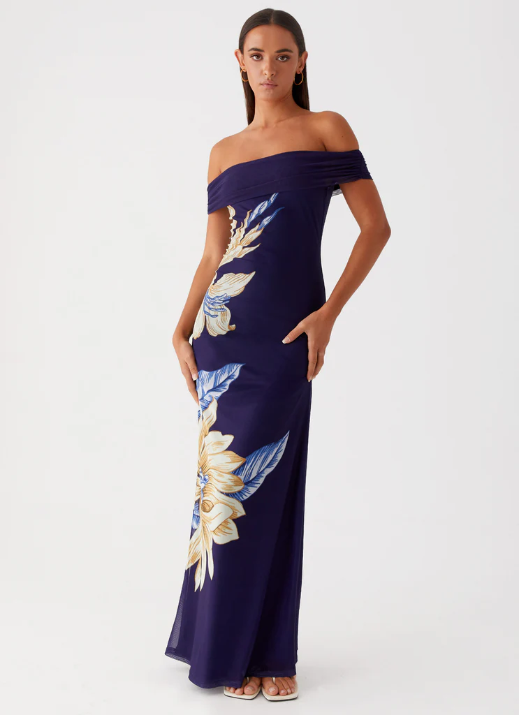 Vestito Maxi Got Your Attention – Navy Vestito Maxi Got Your Attention - Navy