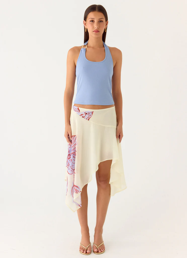 Top Halter Nero - periwinkle