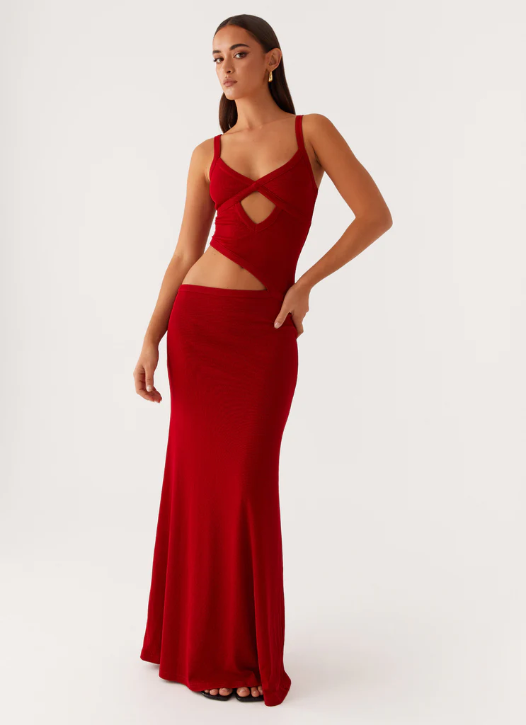 Abito Maxi Jocelyn - Rosso