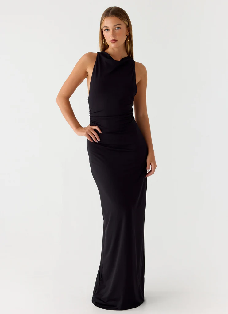 Abito Maxi Hidden Agenda - Nero