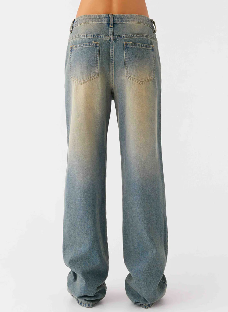 Jeans in Denim a Gambe Dritte San Diego - Lavaggio Blu