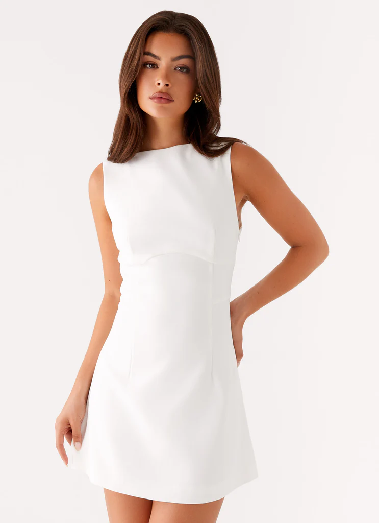 Lulita Mini Dress - Bianco