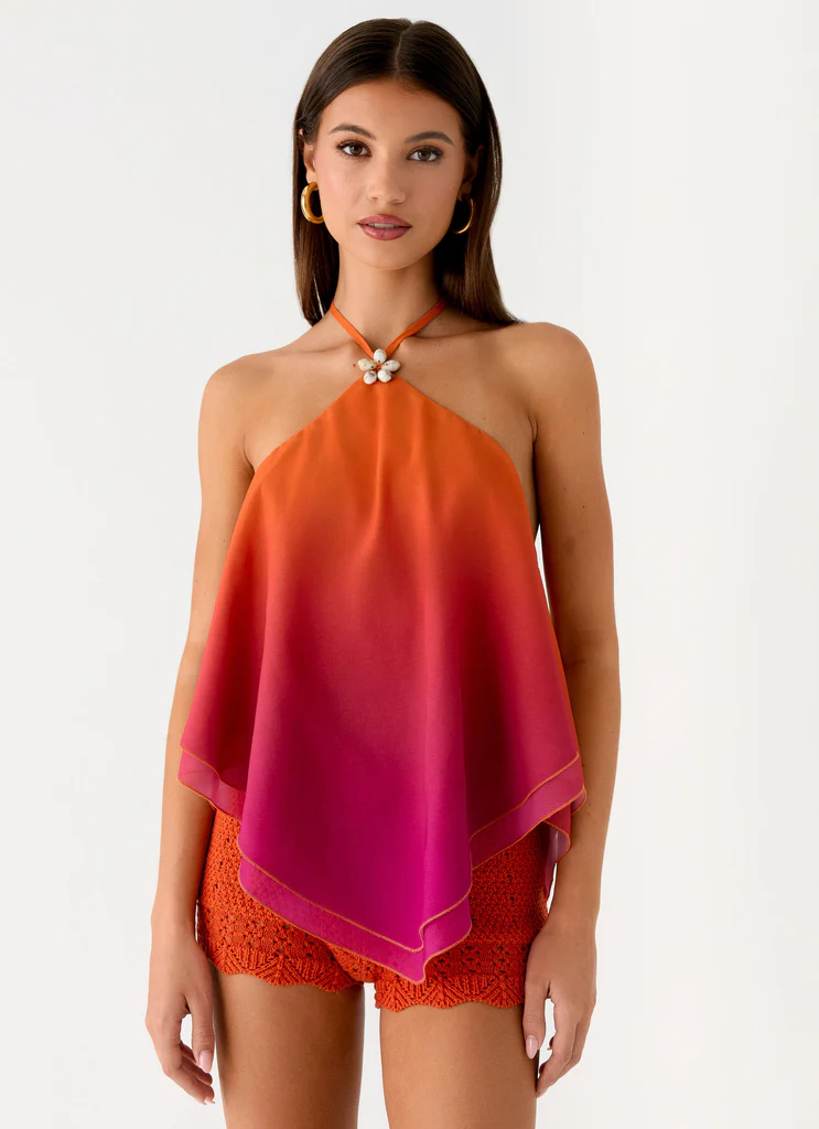 Top Twin Flame - Arancione