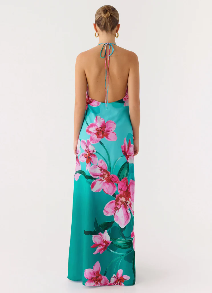 Abito Maxi con Borchie Yoon - Petal Reef