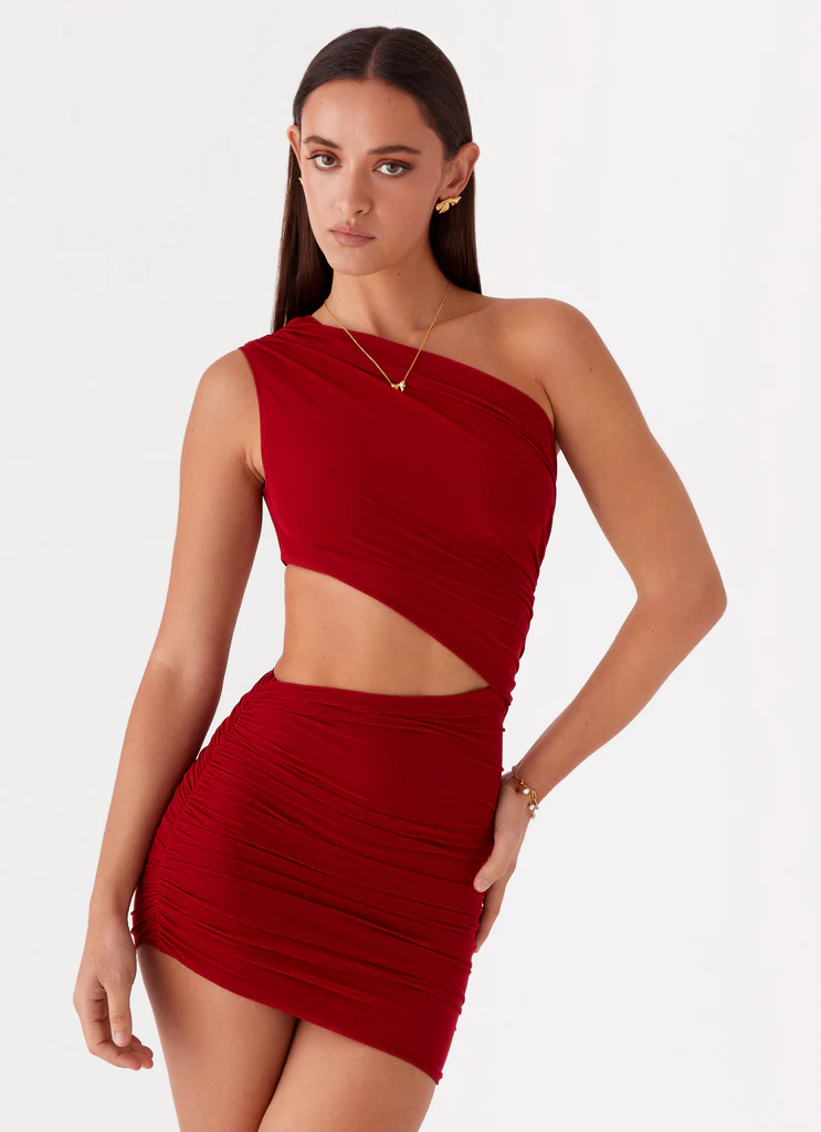 Abito Mini Addie - Rosso Rubino
