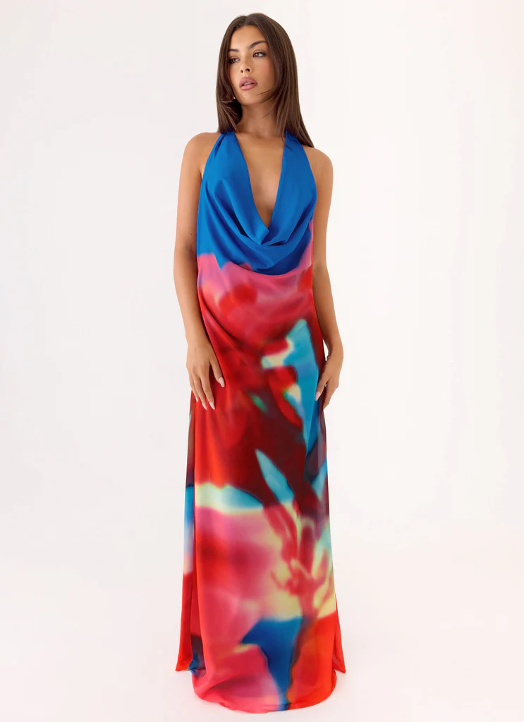 Mayu Maxi Dress - Petalo Crepuscolo