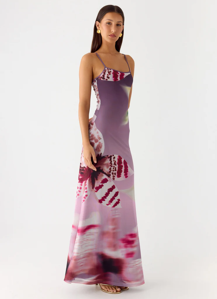 Abito Maxi Everett - Affare Floreale Ombre