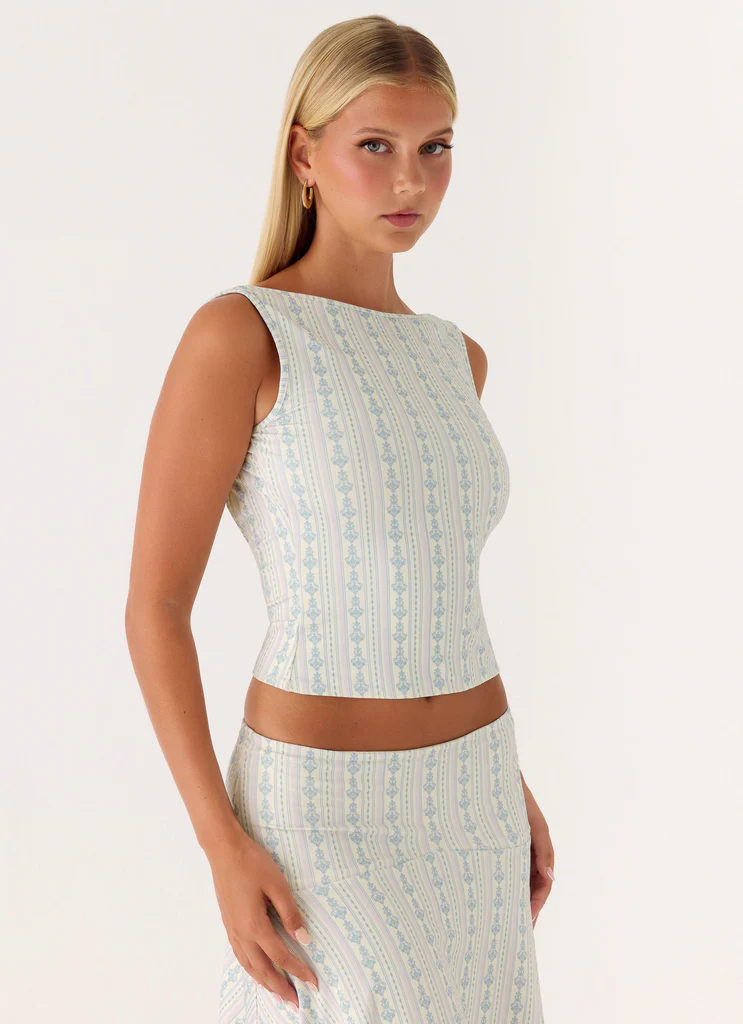 Top Tank Suns Out - A Strisce Vintage