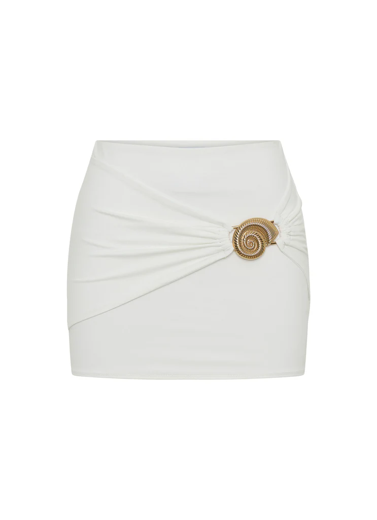 Mini gonna Shoreline - Bianco